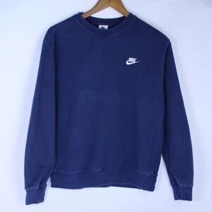 0249-Nike Navy Blue Crewneck Sweatshirt Men’s M